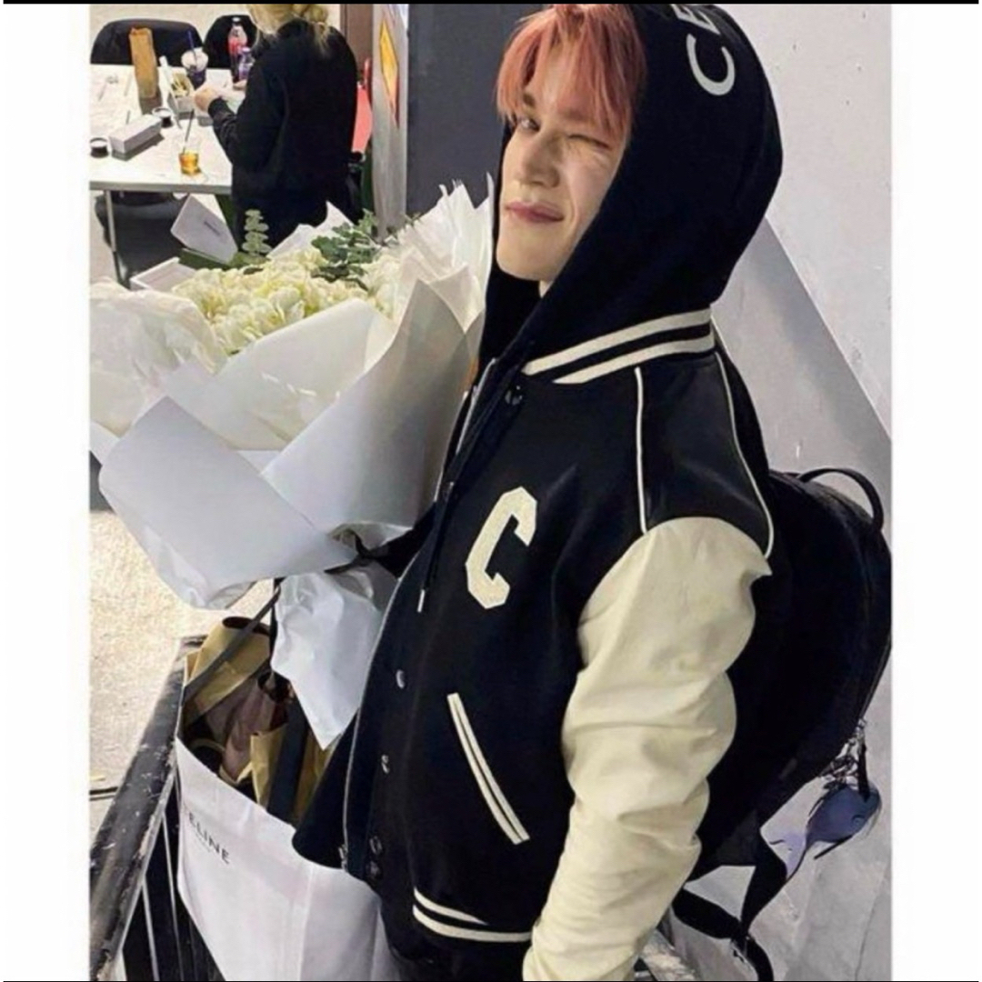 CELINE - celine クラシック テディジャケット テクスチャード加工