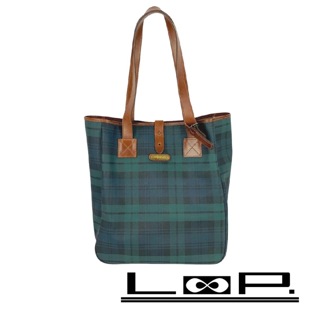 Ralph Lauren - □中古□ ラルフローレン トート バッグ チェック PVC