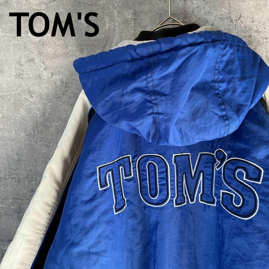 TOMS - TOM'S TOYOTA ナイロンジャケット XL相当 刺繍 レーシングabの