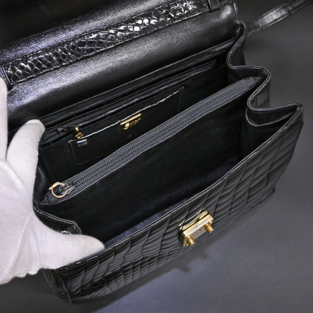 COMTESSE - 本物 超美品 コンテス 最高級クロコダイル セリューロック