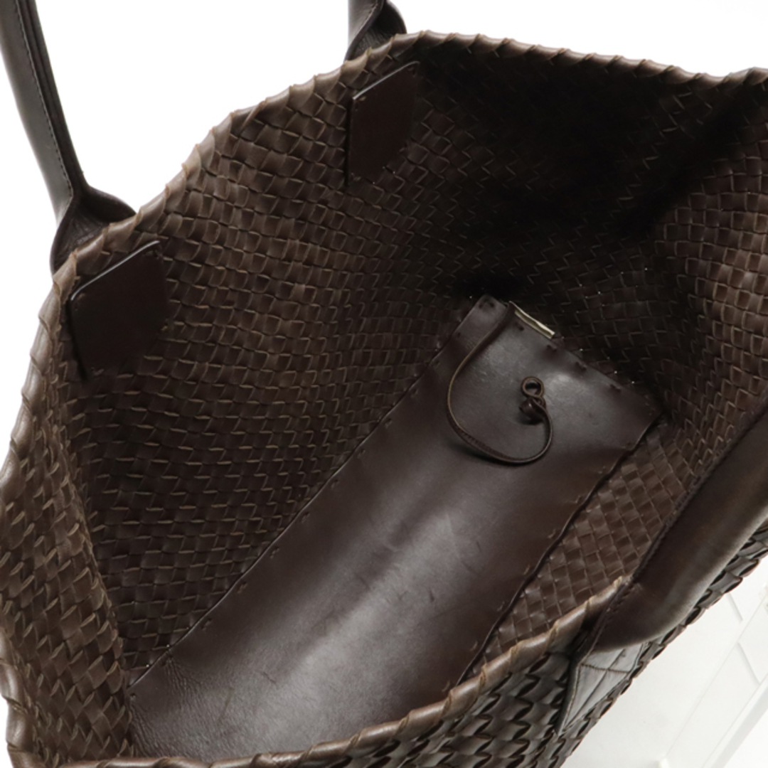 ボッテガヴェネタ オーロラプレートイントレチャート トートバッグ