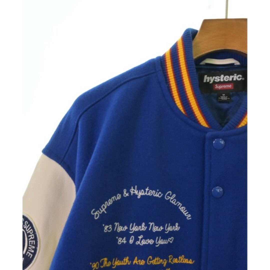 Supreme - Supreme シュプリーム スタジャン M 青xアイボリー 【古着