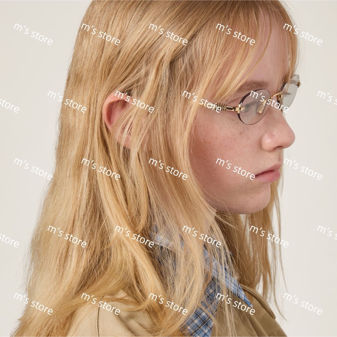 MIU MIU - 新品 miumiu ミュウミュウ MIUMIUロゴ サングラス メガネの