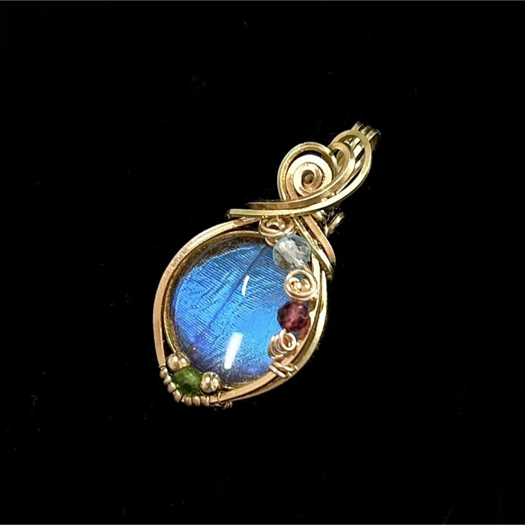 ハルページ☆リクエスト3点 ワイヤーラッピング アート ジュエリー Gon