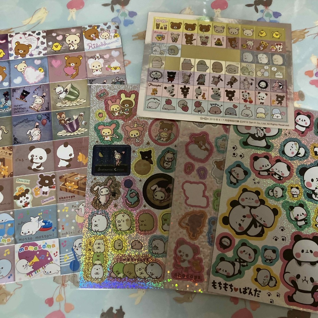 サンエックス - 平成レトロ ね〜ね〜 シール キラキラ レア もちもち