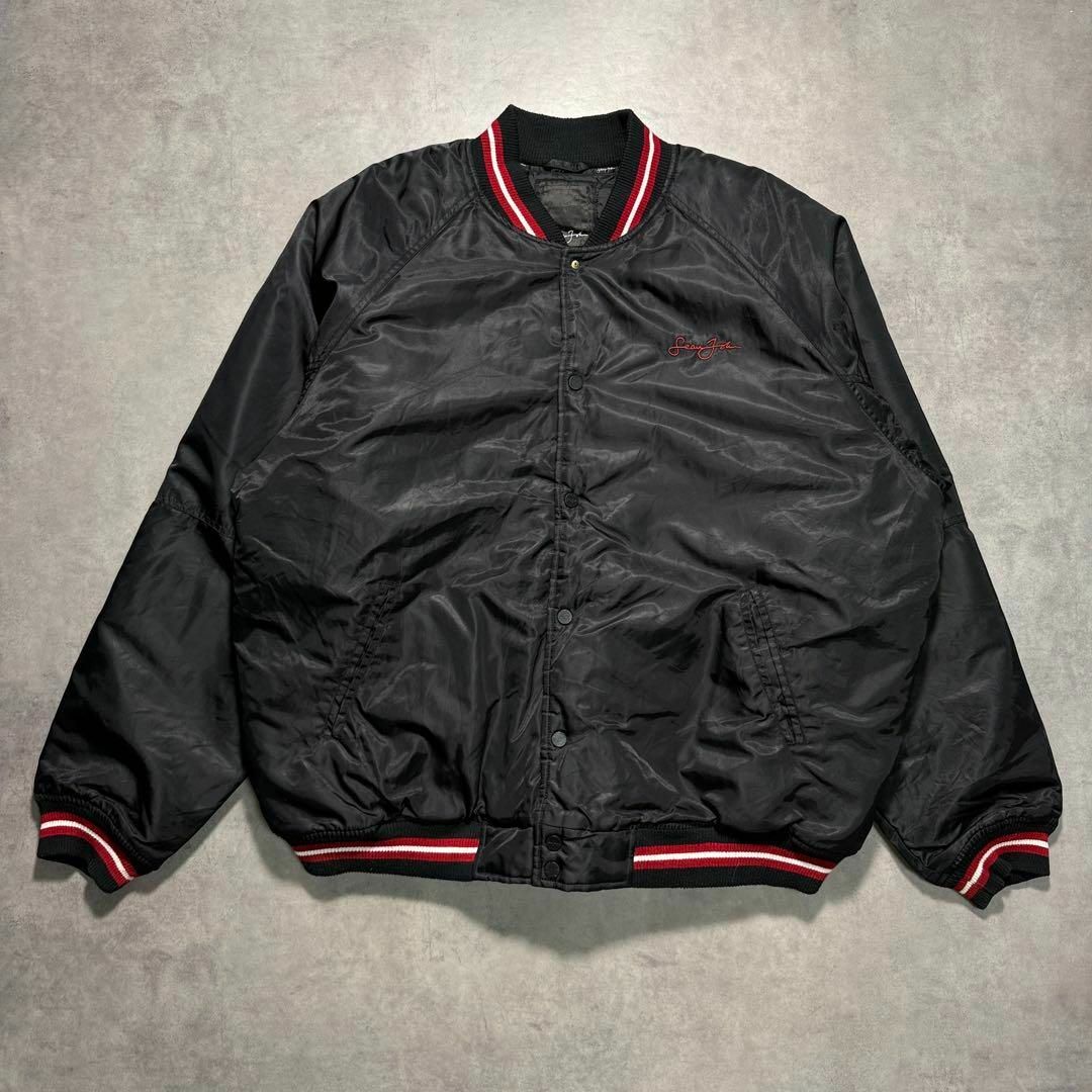 Sean John - 【SEAN JOHN】ショーンジョン ブラックナイロンスタジャン