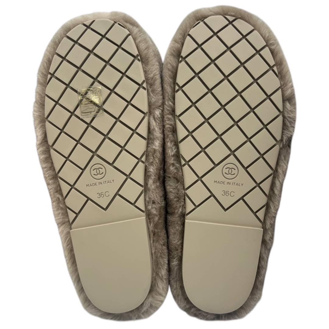 CHANEL - シャネル CHANEL ココマークファーミュール サンダル G45984