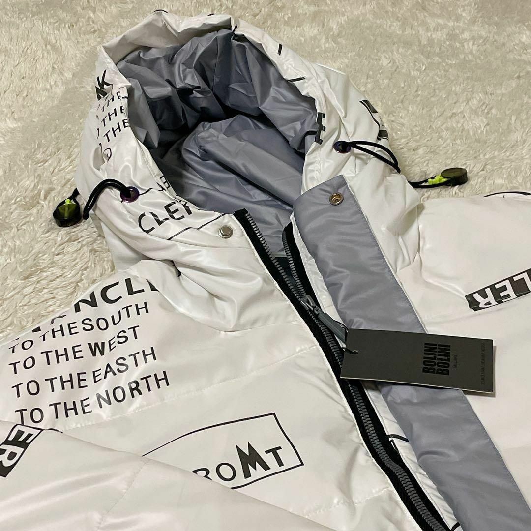 BOLLINI - ☆セール品☆ボリーニ ブラックライン ダウンジャケット 白