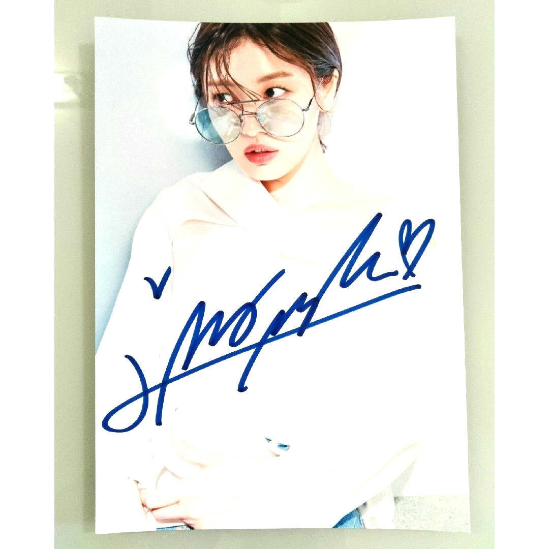 チョン・ソミン直筆サイン入り2Lサイズ写真…Jung so-min…スタンバイ…の