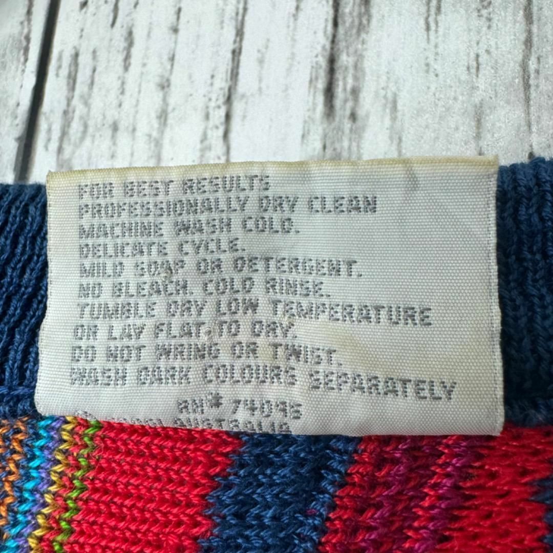 COOGI - 【希少1点物】COOGI クージー 3Dニット セーター L 総柄 緑