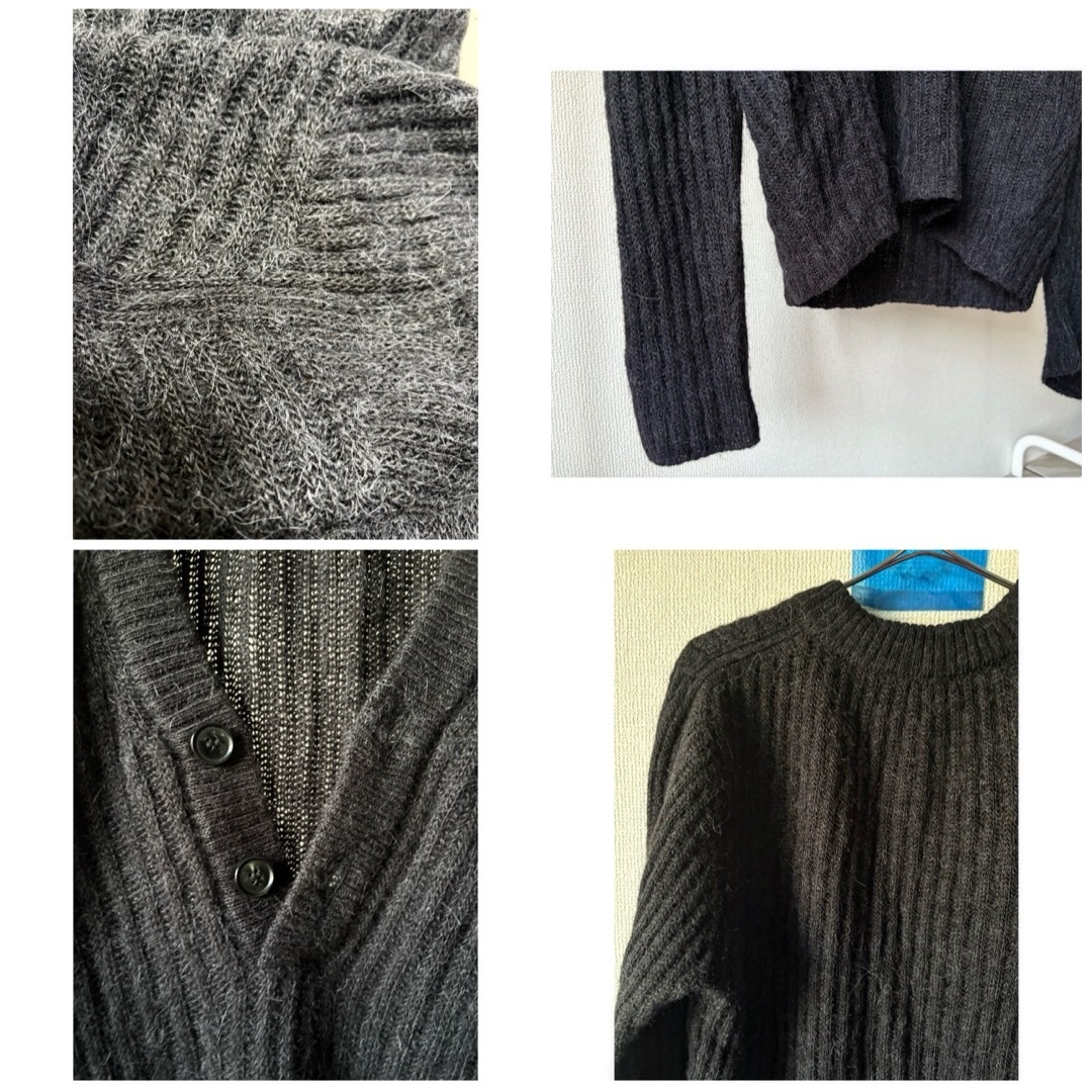 DOLCE&GABBANA - 90s Dolce&Gabbana 毛足長め ディープヘンリーネック