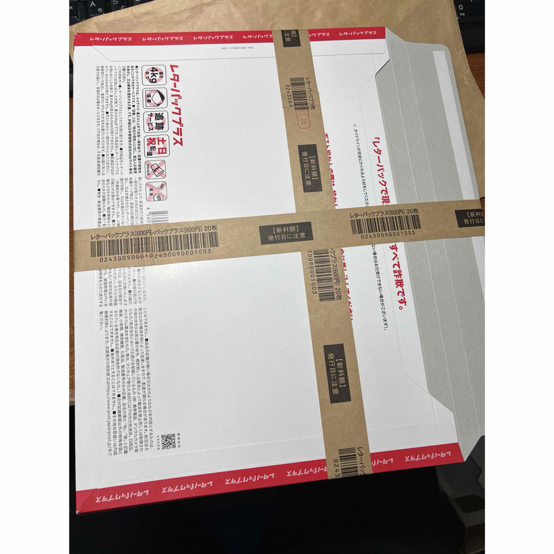 レターパックプラス 計27枚 発送日に注意