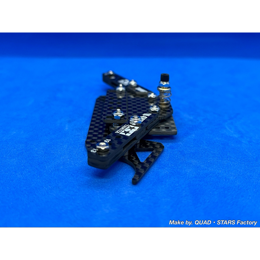 ミニ四駆・MS用】1軸リヤアンカー／19mm対応 ホワイトプリント