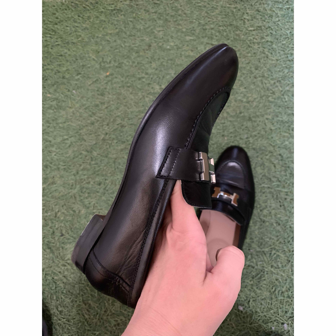 HERMES - エルメス モカシンパリ 36.5の通販 by えん's shop｜エルメス