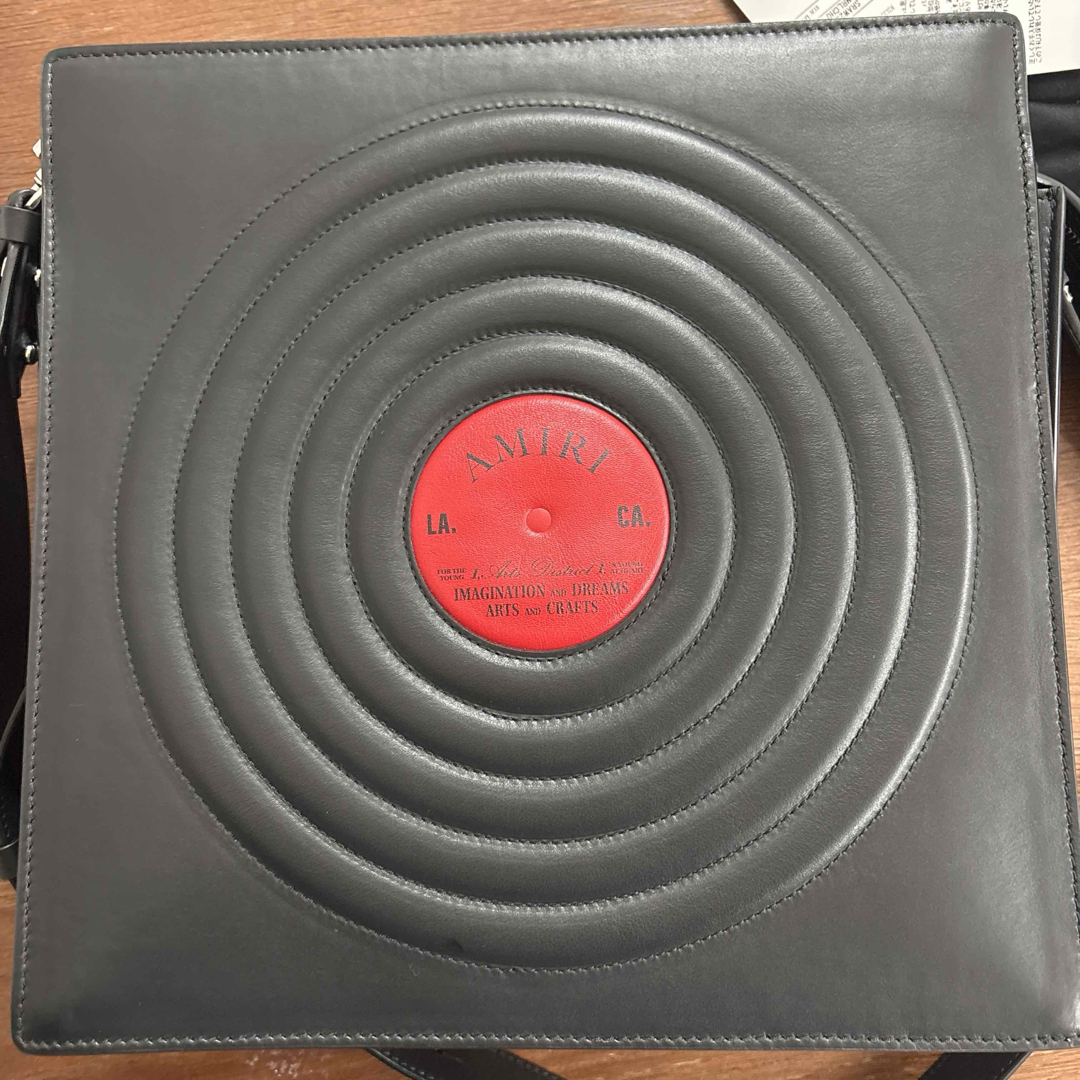 AMIRI - 黒 AMIRI ショルダーバッグ レザー ブラックの通販 by