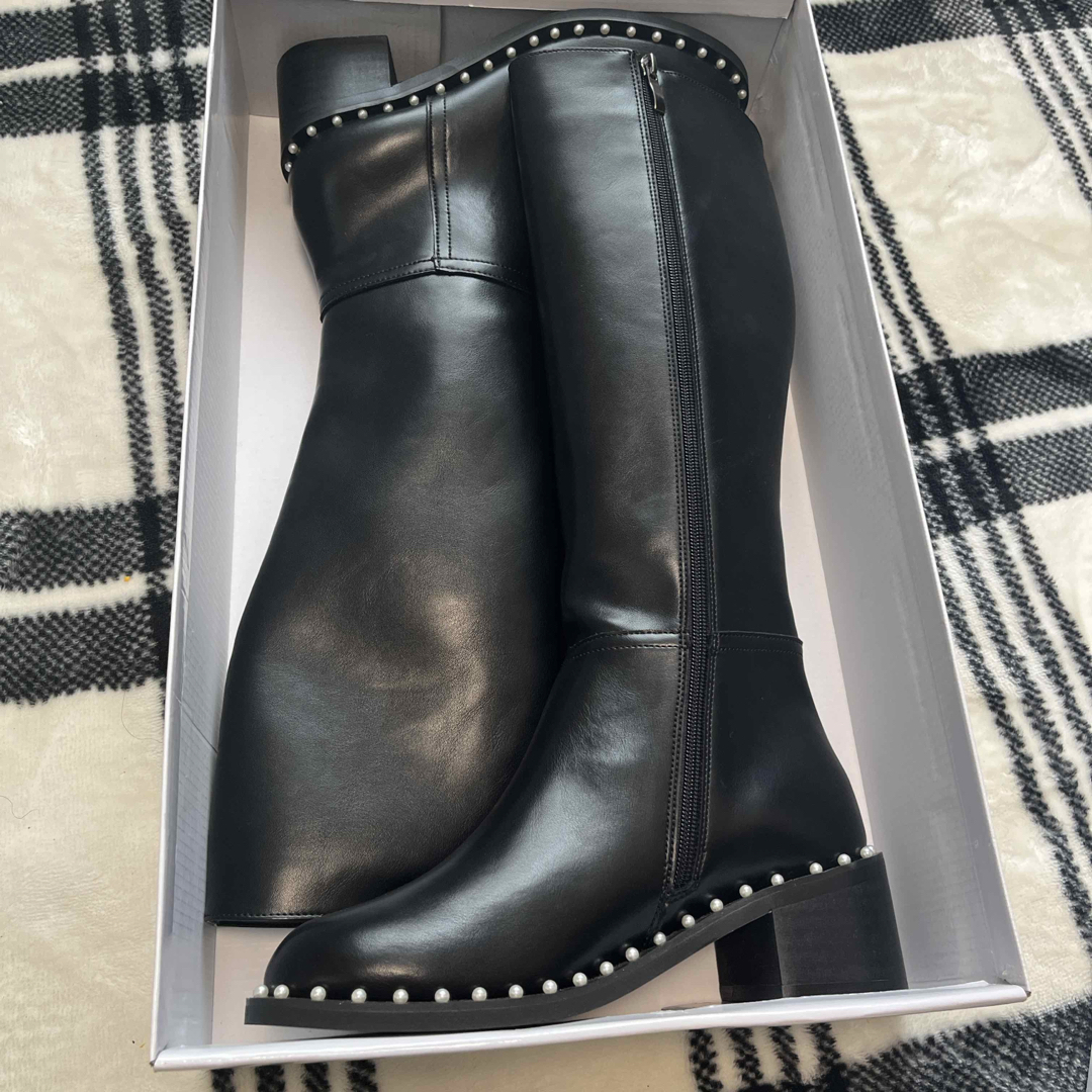 Donoban - ドノバン アキロンコラボ パールロングブーツ 最終値下げの