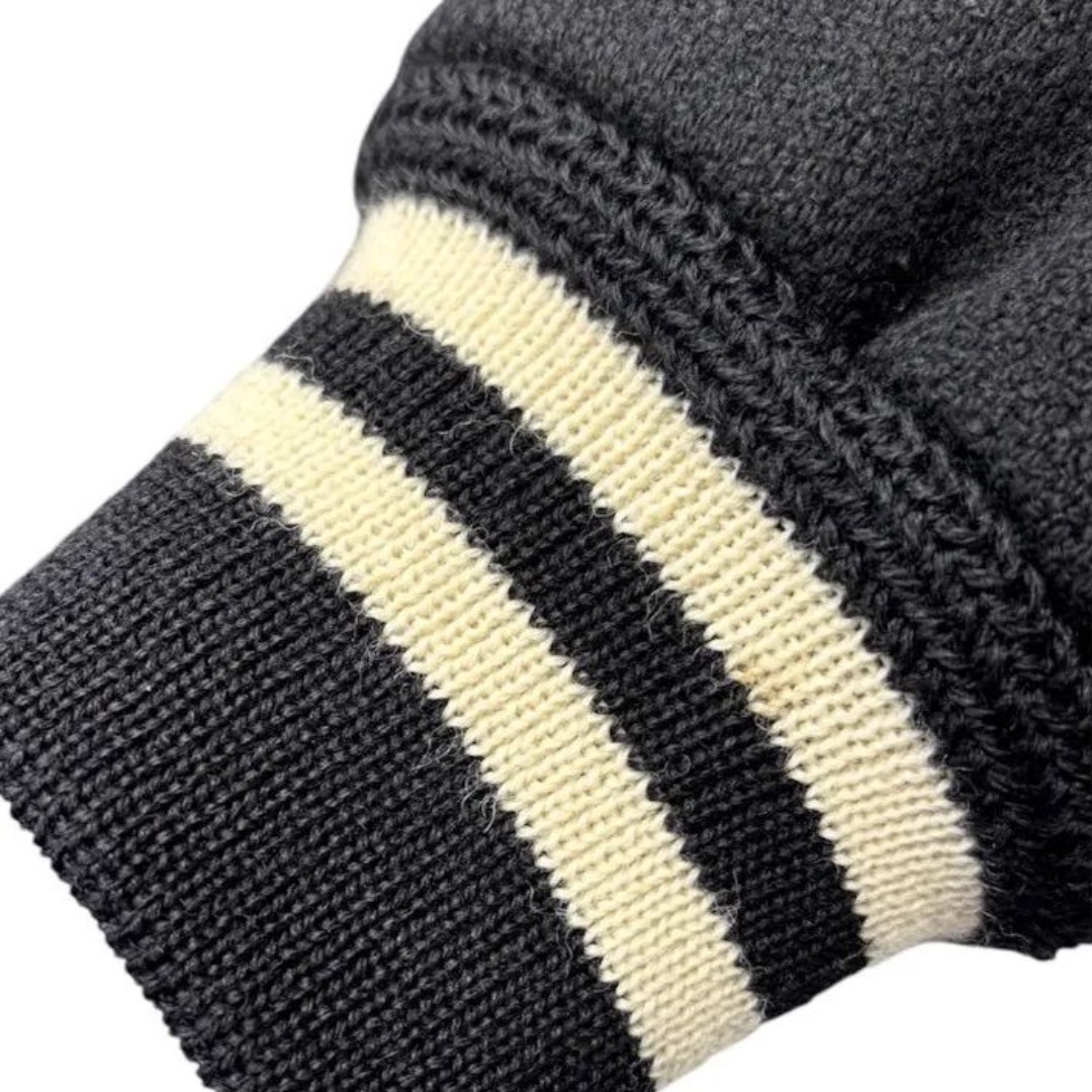 SAINT LAURENT - サンローラン パリ エディ期 ラム レザー 切替 テディ