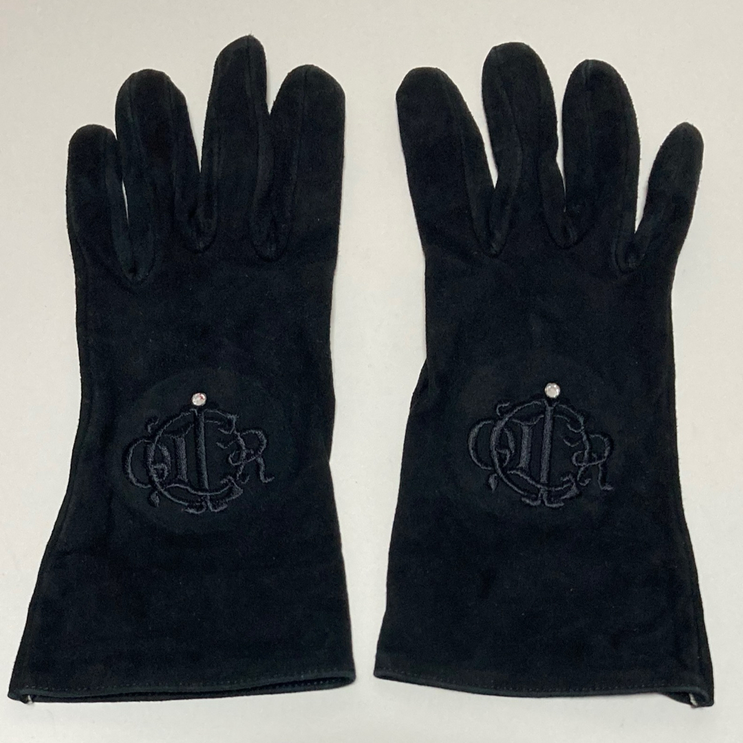 Christian Dior - Christian Dior 手袋 ラインストーン 刺繍