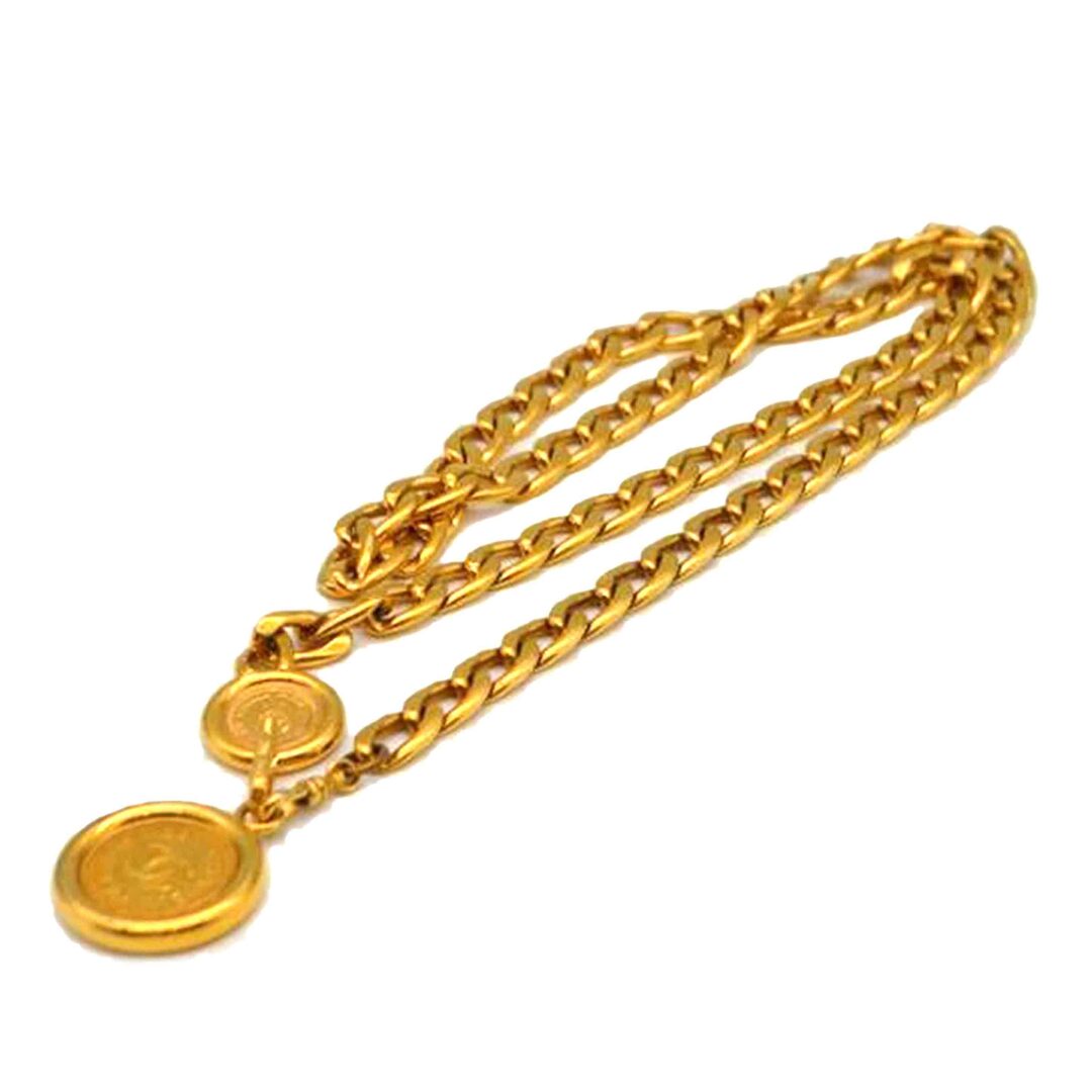 CHANEL - CHANEL シャネル/ココマークチェーンベルトGP/76cm/94P/AB