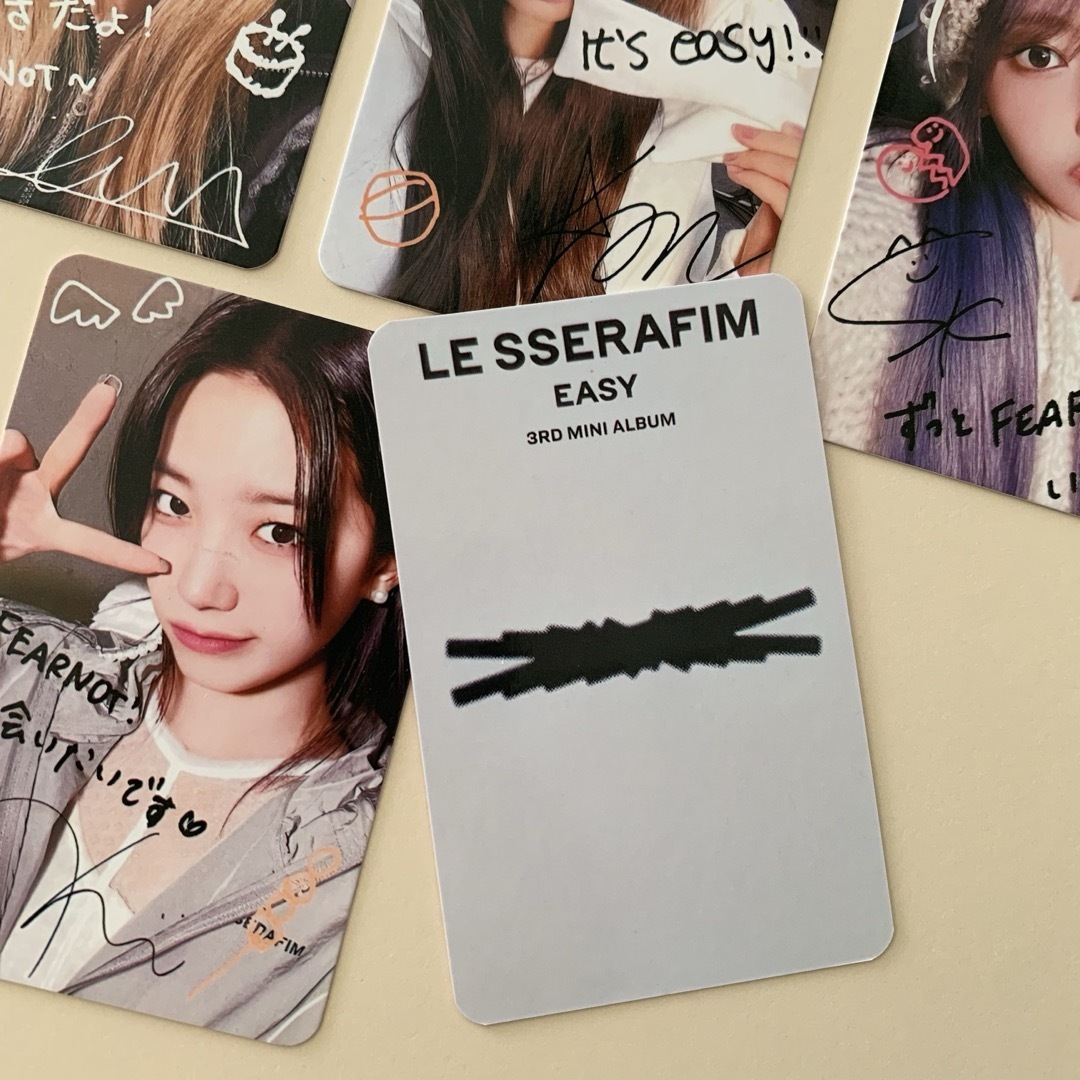 LE SSERAFIM チェウォン 直筆サイン入り ラキドロ トレカ サクラ Le