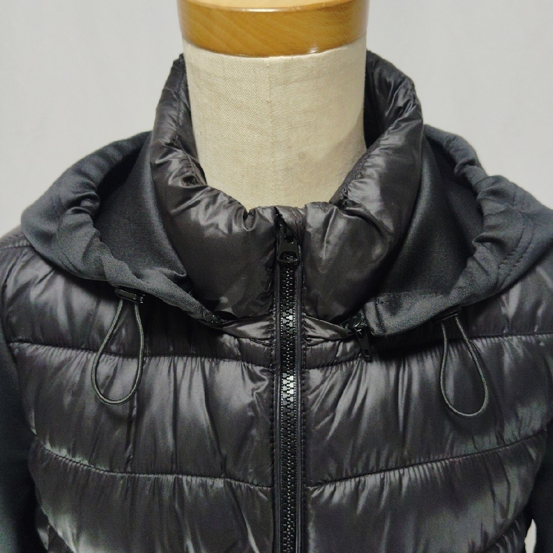 ZARA - ZARA ザラ ダウンジャケット 切り替え 薄手 レディース 黒 XSの