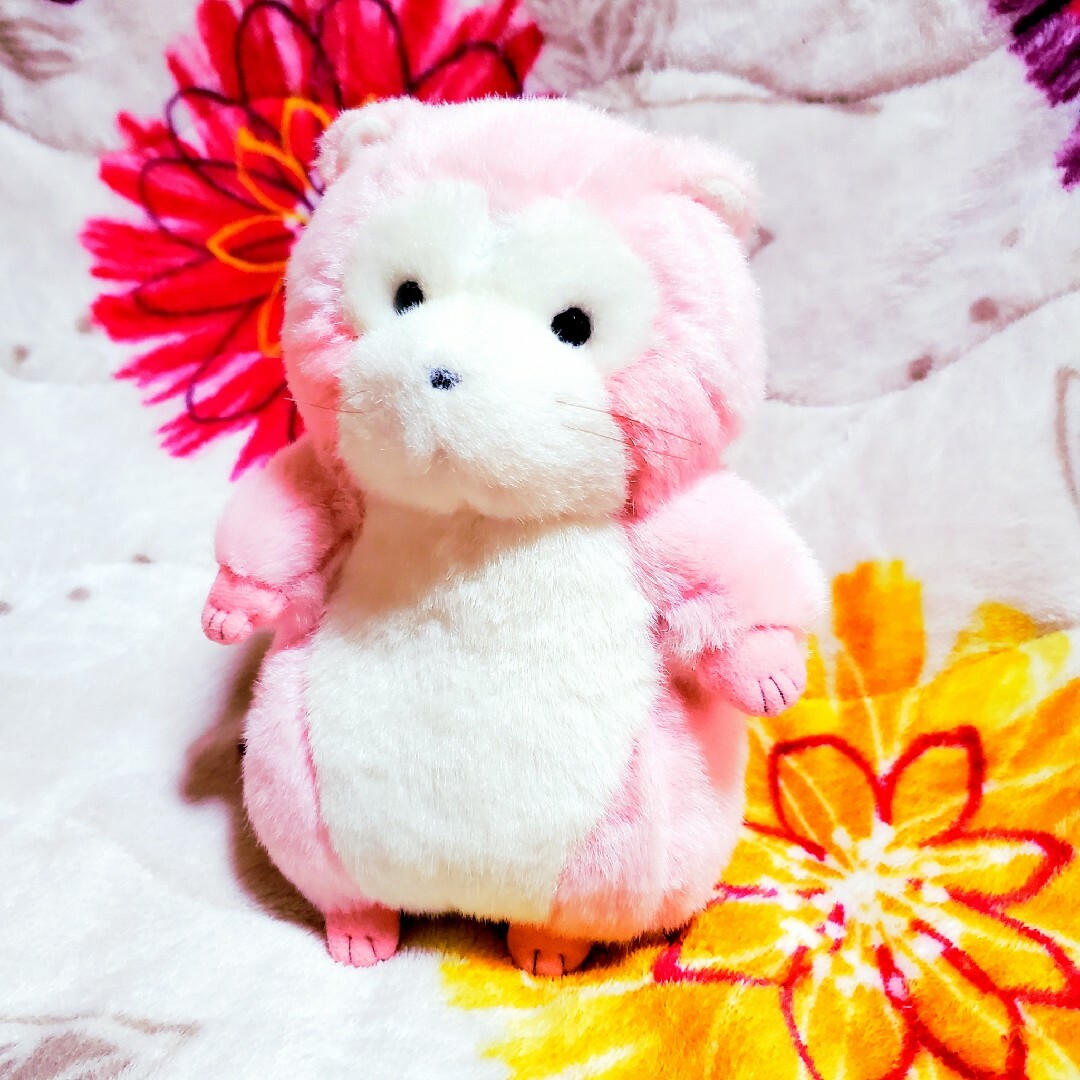 希少 セキグチ あらいぐまラスカル ぬいぐるみ ラスカル 桜色 ピンク