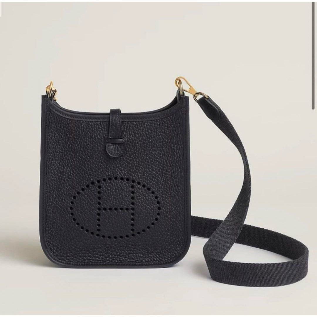 HERMES - 値下げ！新品未使用 エルメス ミニエヴリン ブラック