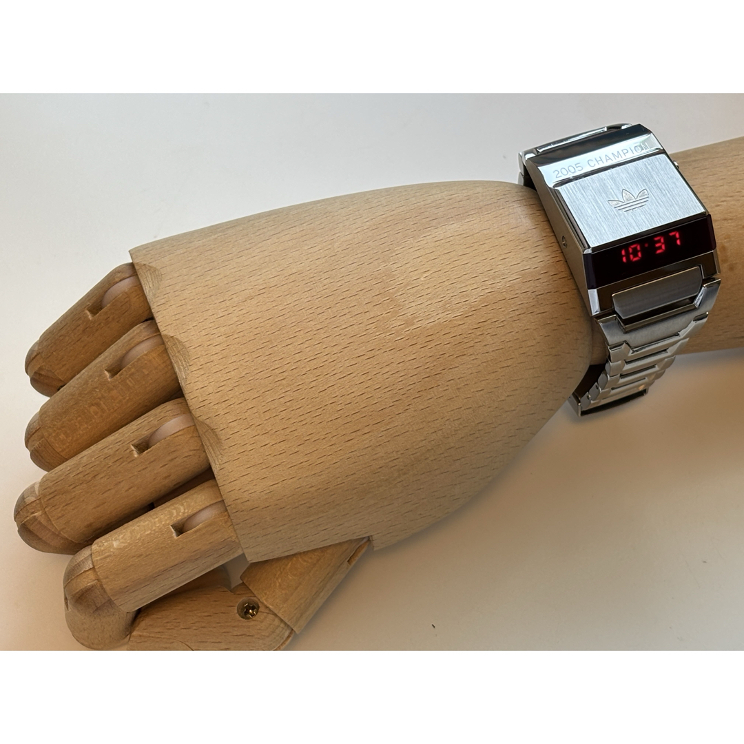 adidas - adidas/時計/60's/トレフォイル/LED/ビンテージ/箱付/美品