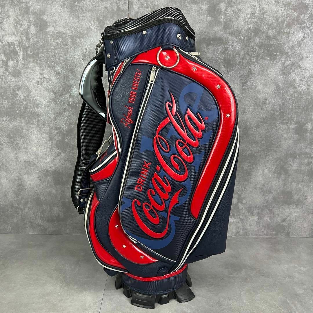 コカ・コーラ - 希少品 コカコーラ キャディバッグ カート式 8分割