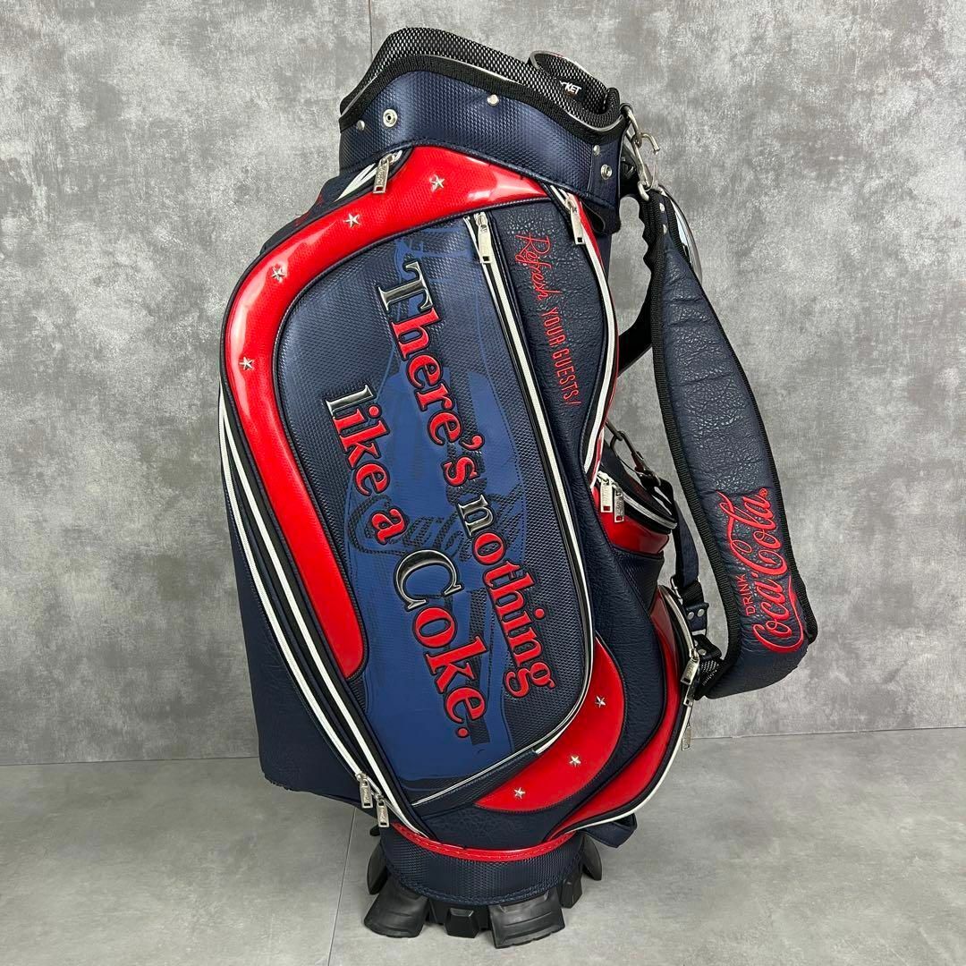 コカ・コーラ - 希少品 コカコーラ キャディバッグ カート式 8分割