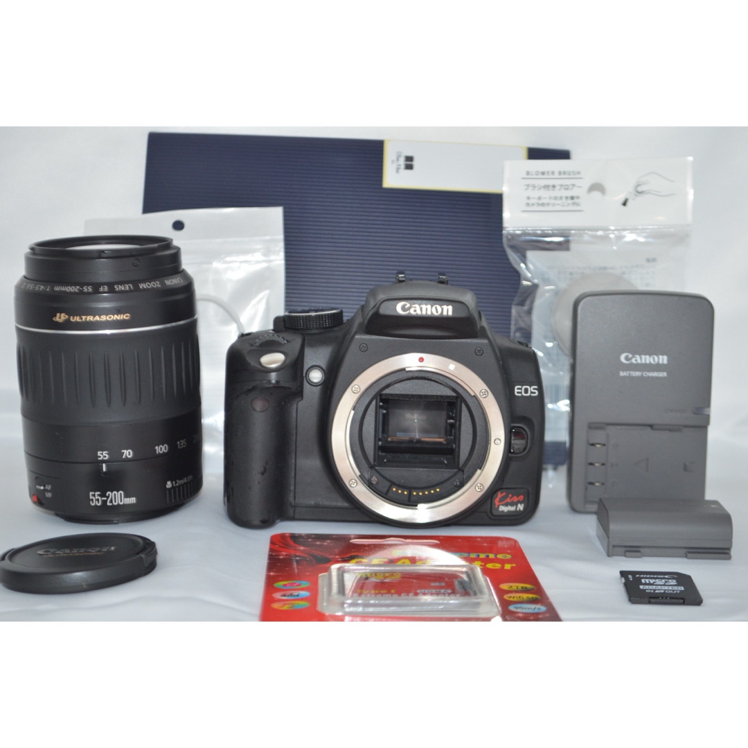 Canon - ❤初心者にオススメ❤Canon kiss N❤スマホに転送❤望遠レンズ