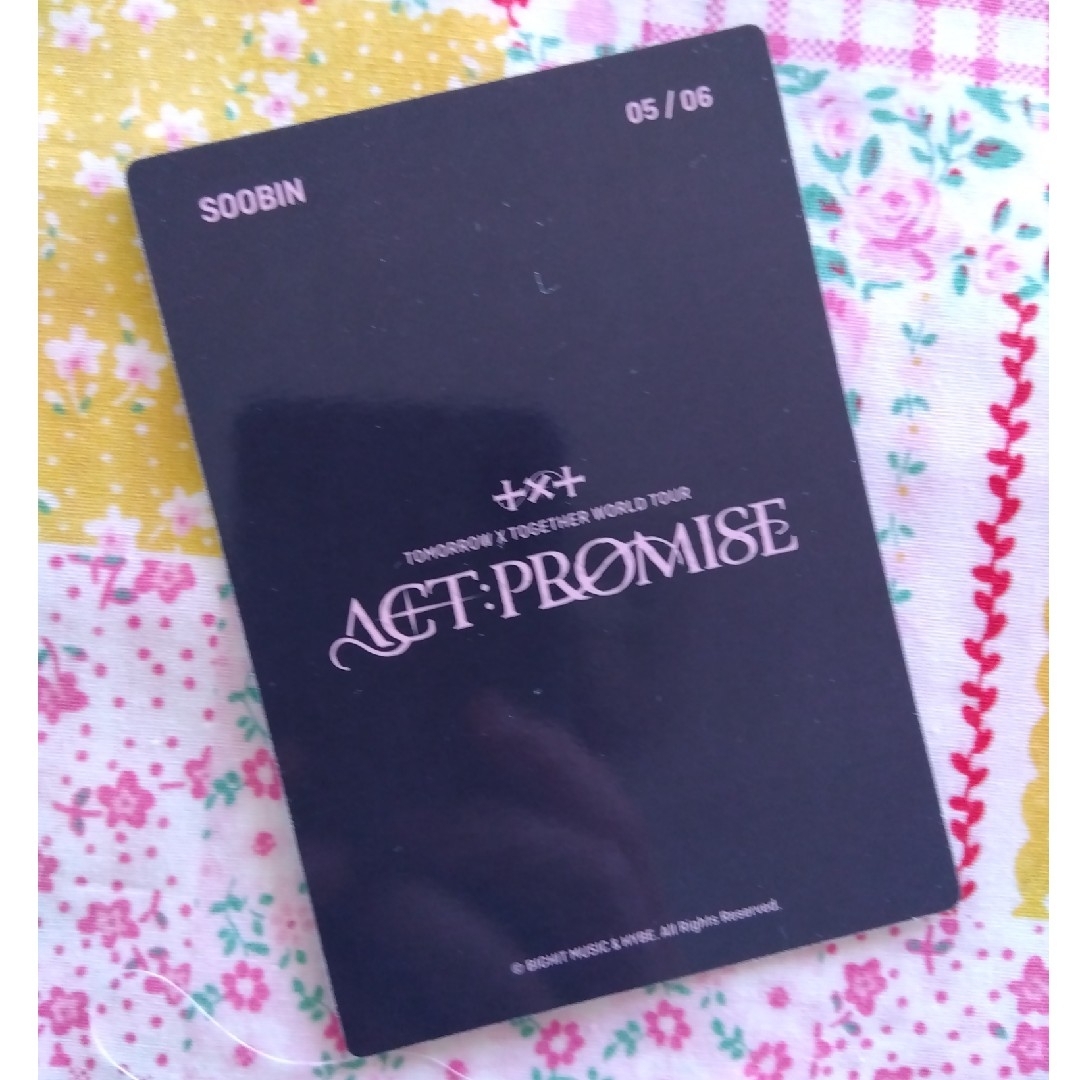 TOMORROW X TOGETHER - TXT⭐ACT：PROMISE EP2 フォトカード🐰スビン