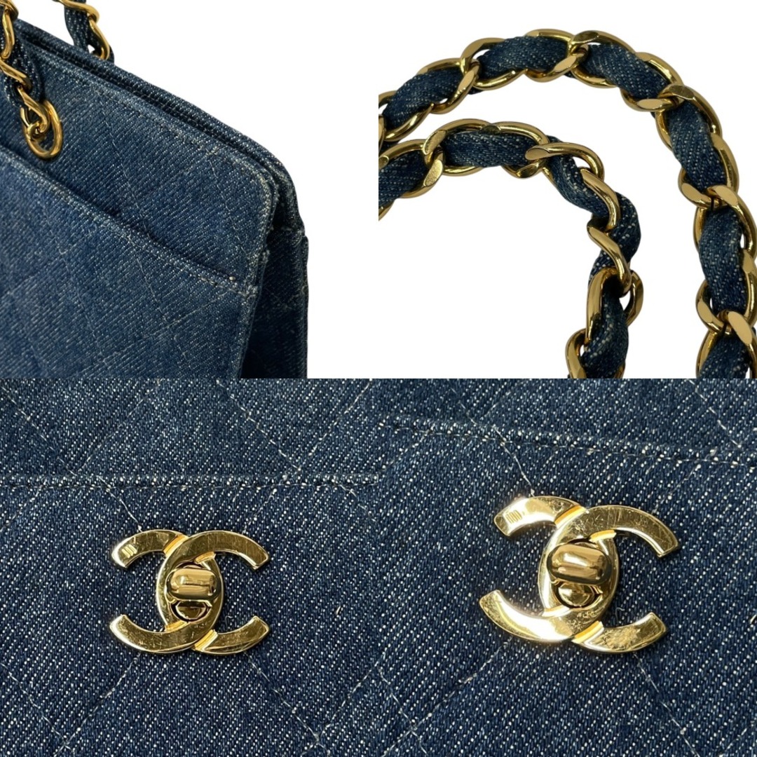 CHANEL - CHANEL シャネル チェーントートバッグ 5番台 デニム