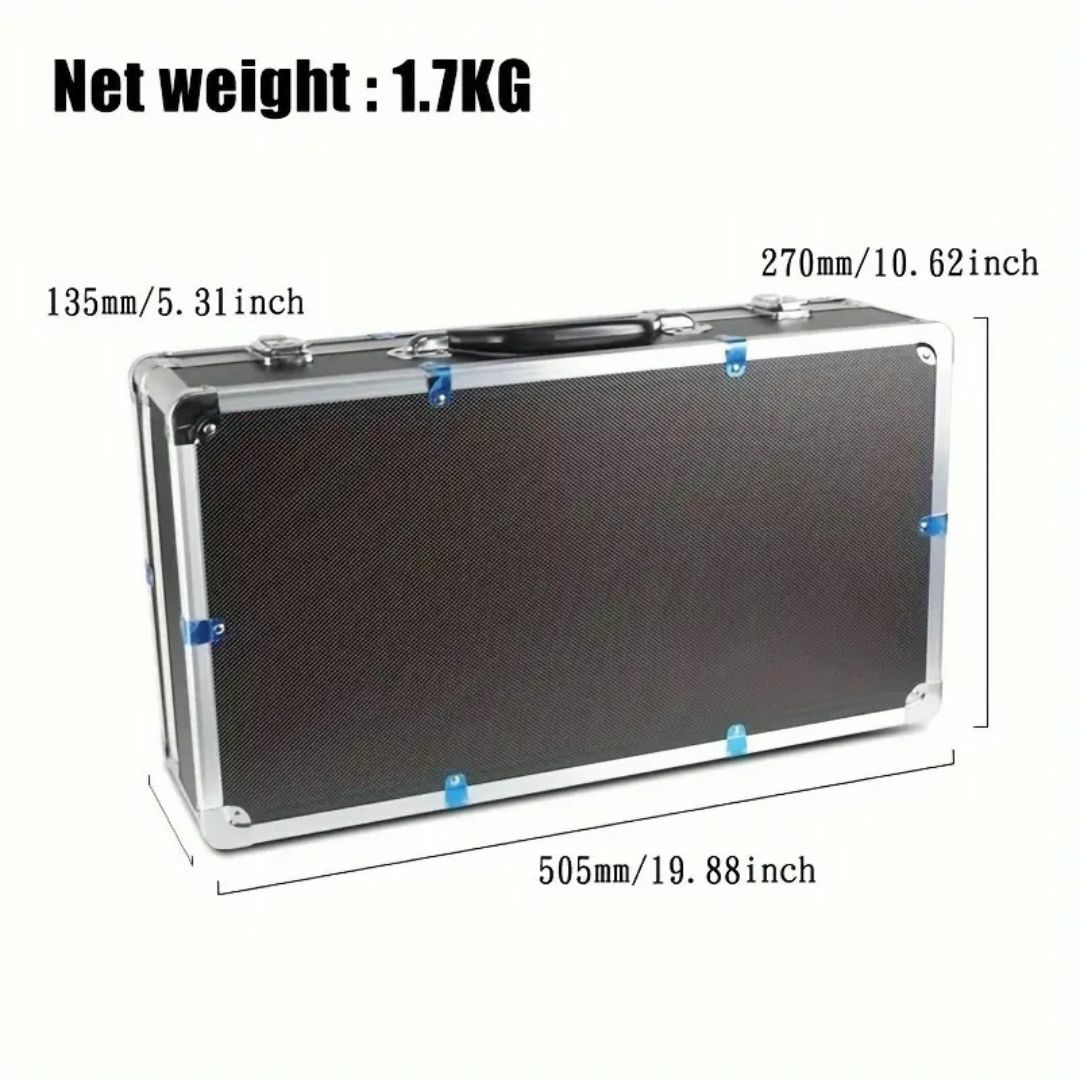 マイクキットやミキサーにアルミアタッシュケース傷防止航空用耐衝撃