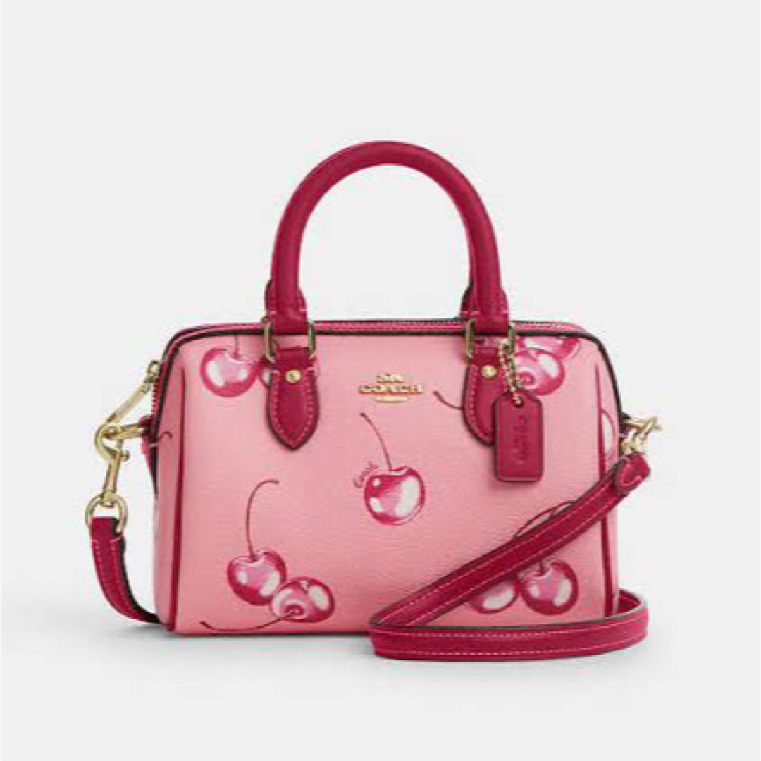 COACH - COACH チェリー ミニ ボストン バッグの通販 by mimi