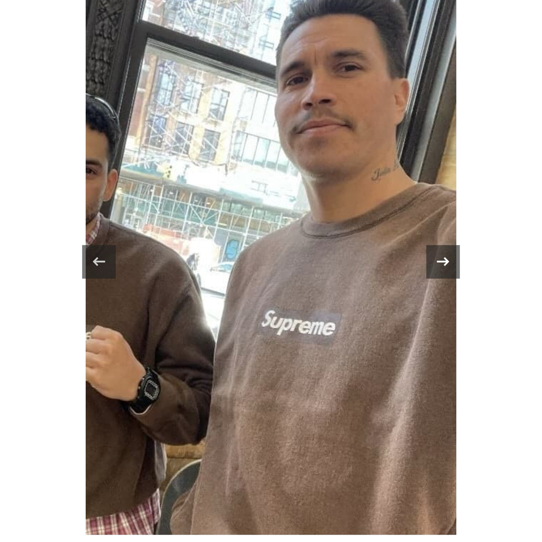 Supreme - 極少‼️Sサイズsupreme box logo crewneck brownの通販 by