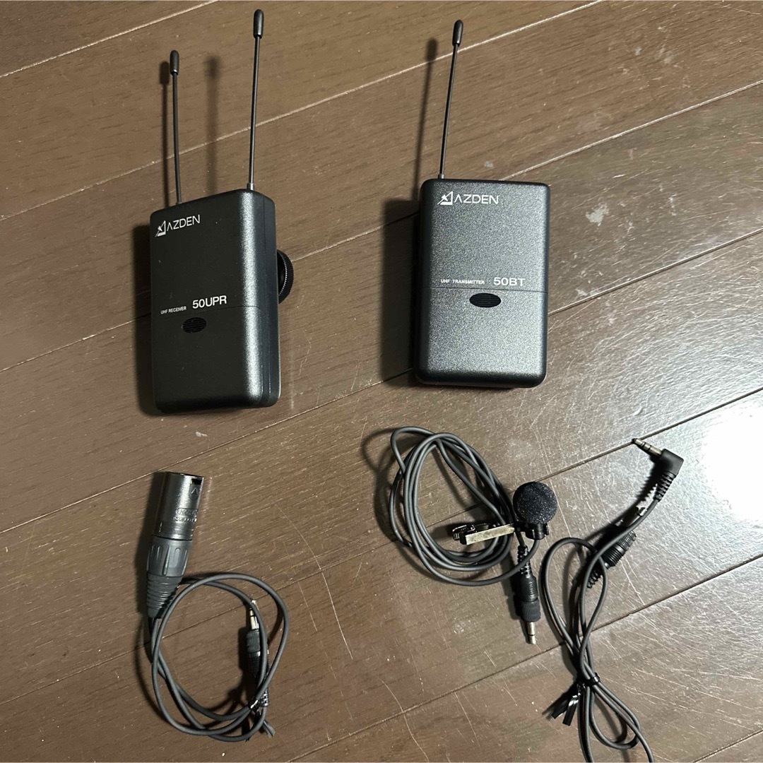 AZDEN ワイヤレスマイク 105LT ENG AZDEN 105LT ワイヤレス ピンマイク