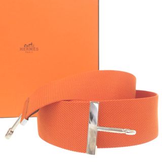 HERMES - 美品 エルメス フックベルト ウエストベルト ナイロン メタル