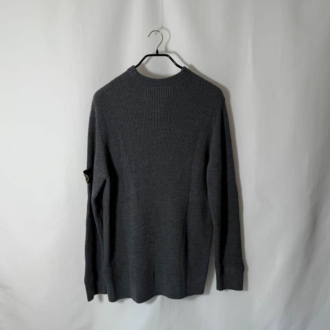 STONE ISLAND - 【定価10.8万】STONE ISLAND リブ ニット グレー 3XLの