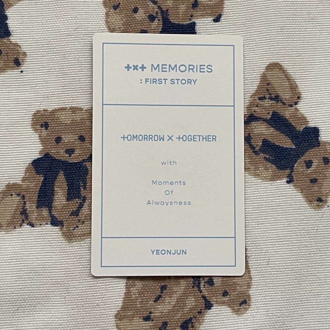 TXT ヨンジュン memories 1st トレカ 幼少期 デビューの通販 by