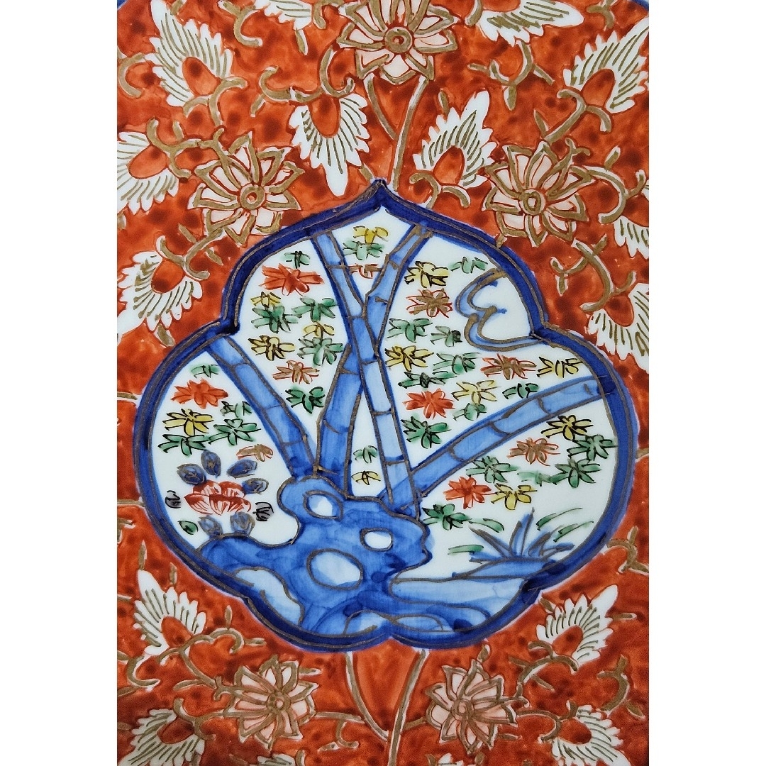 有田焼 - 有田焼 金彩色絵 古伊万里写し 四方瓶 四方徳利 花入れ