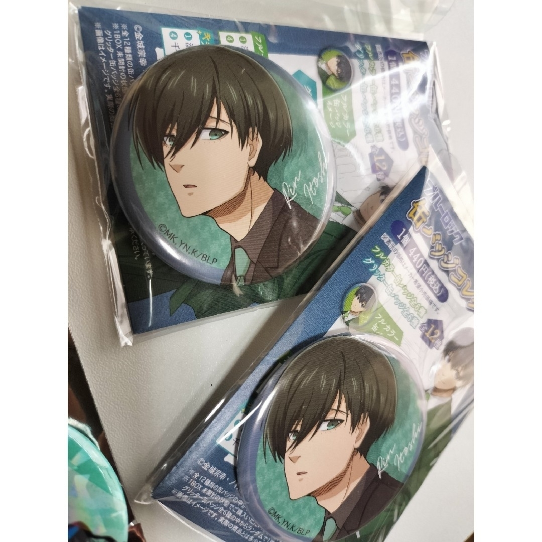 糸師凛 ホログラム缶バッジ 幼少期 40個 原作 マズル ブルーロック 糸