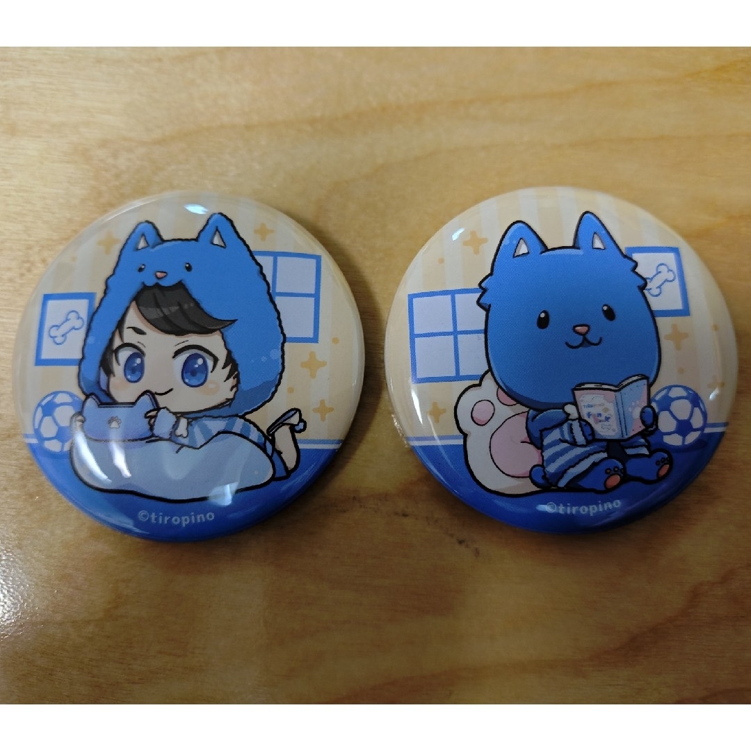 ちろぴの ちろぴのマーケット トレーディング缶バッジ ちろる 2種