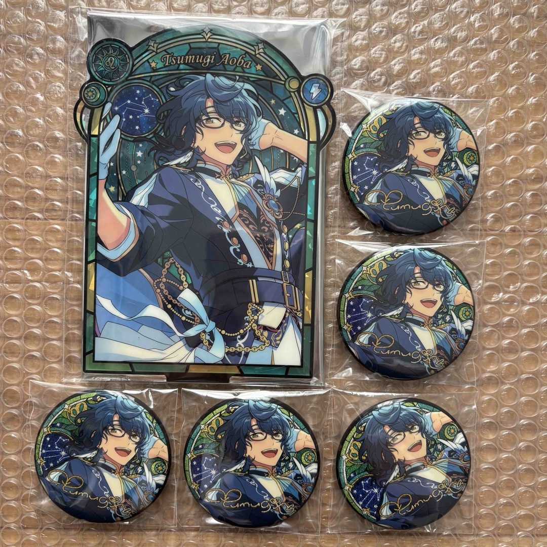 青葉つむぎ 缶バッジ アクスタ アクキー ぬいぐるみ ぱしゃこれ ポート