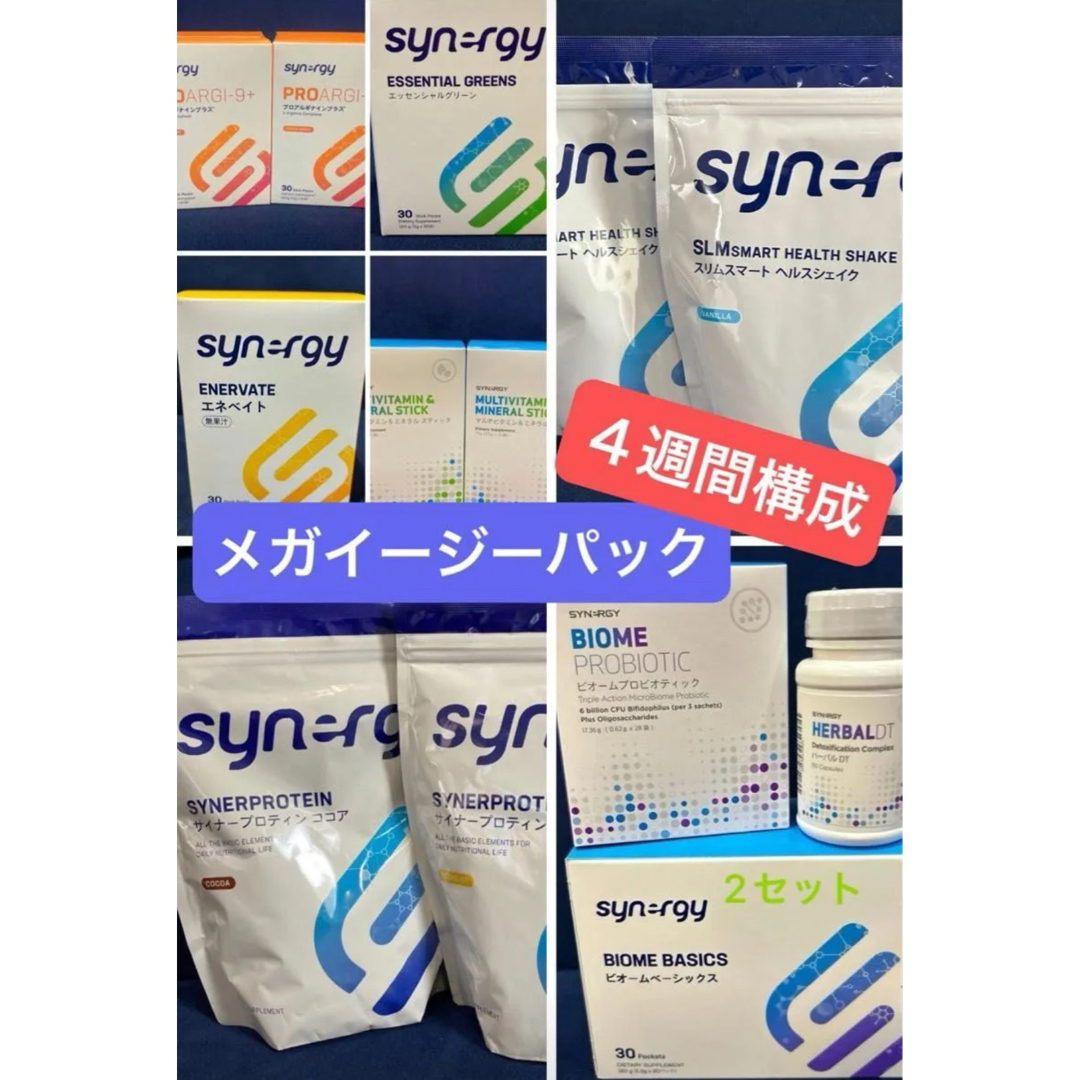 ☆4週間構成☆メガイージーパック シナジーワールドワイド 体質改善 の