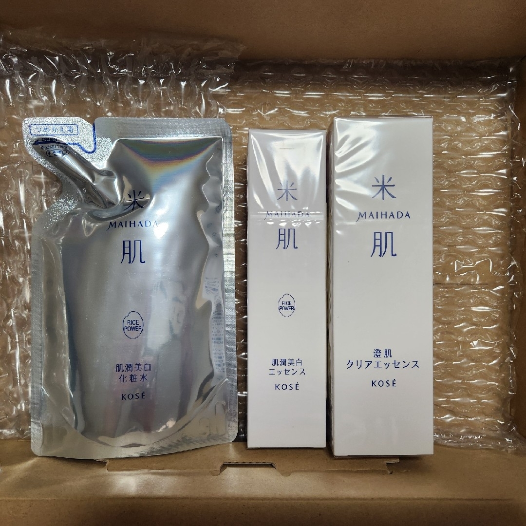 KOSE▽米肌▽3点セット KOSE米肌 肌潤 化粧水 エッセンス クリーム 3点