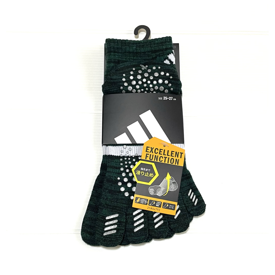 adidas - 3ラインショート丈【アディダス×福助】五本指ソックス 滑り