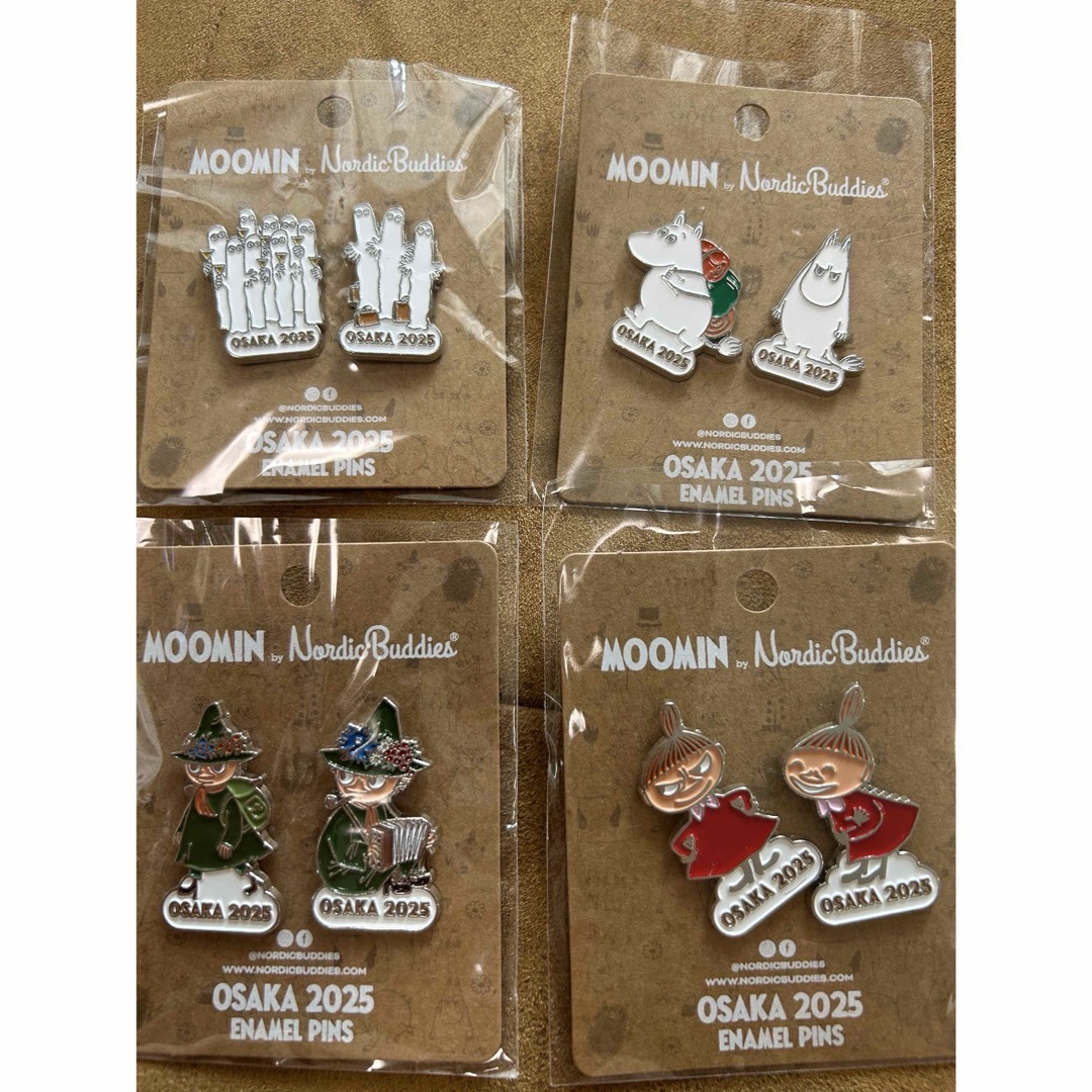 MOOMIN - 大阪関西万博 EXPO2025 万博限定 ムーミン ピンバッチ 北欧館