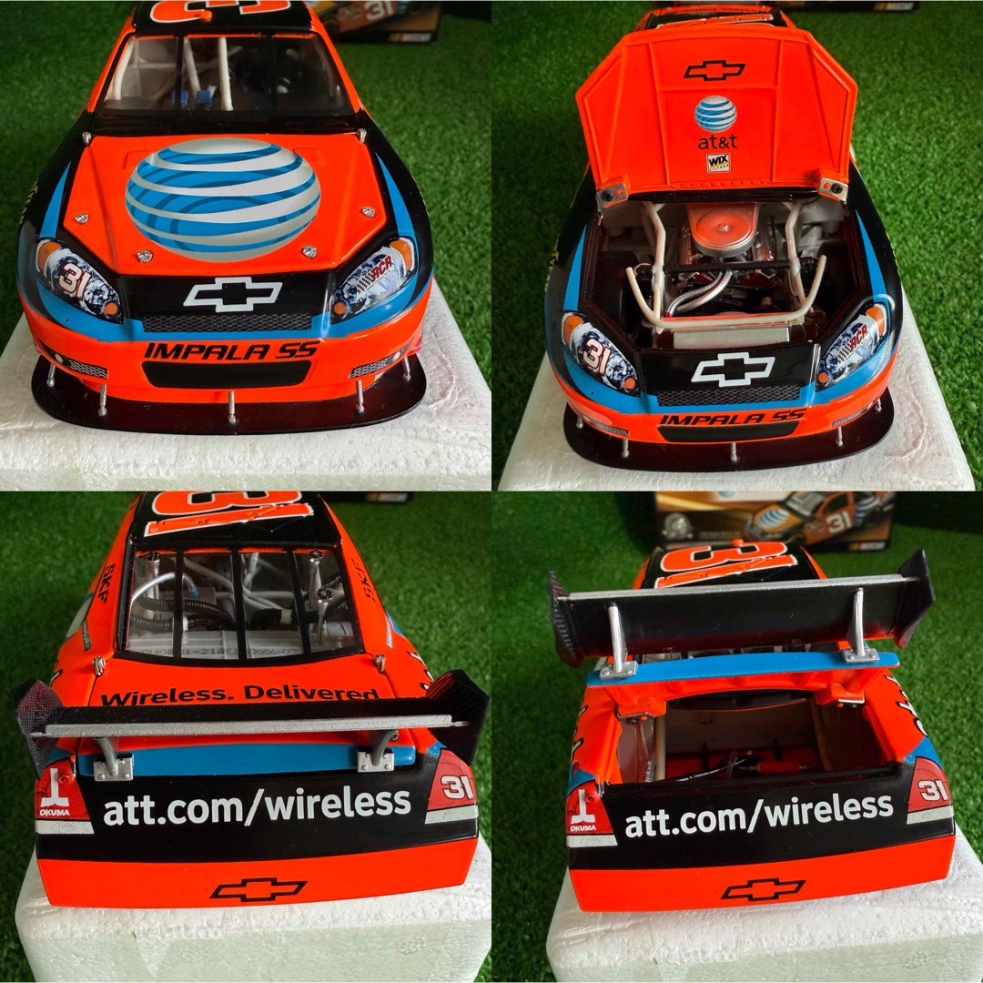 B006】1/24 ジェフ・バートン♯31 AT&Tレーシングカー NASCARの通販 by