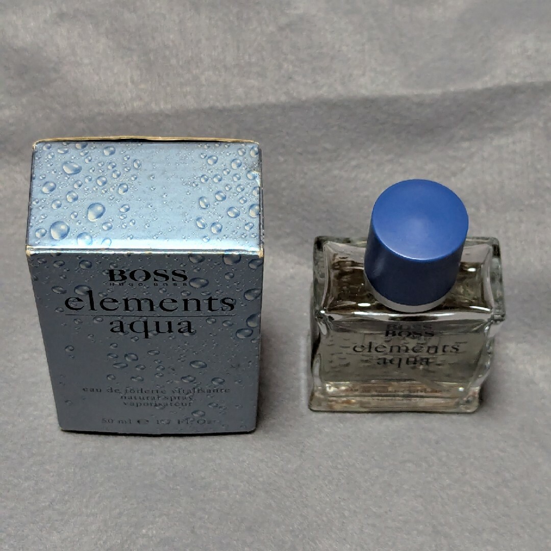 HUGO BOSS - 廃盤希少ヒューゴボスエレメンツアクアオードトワレ50mlの